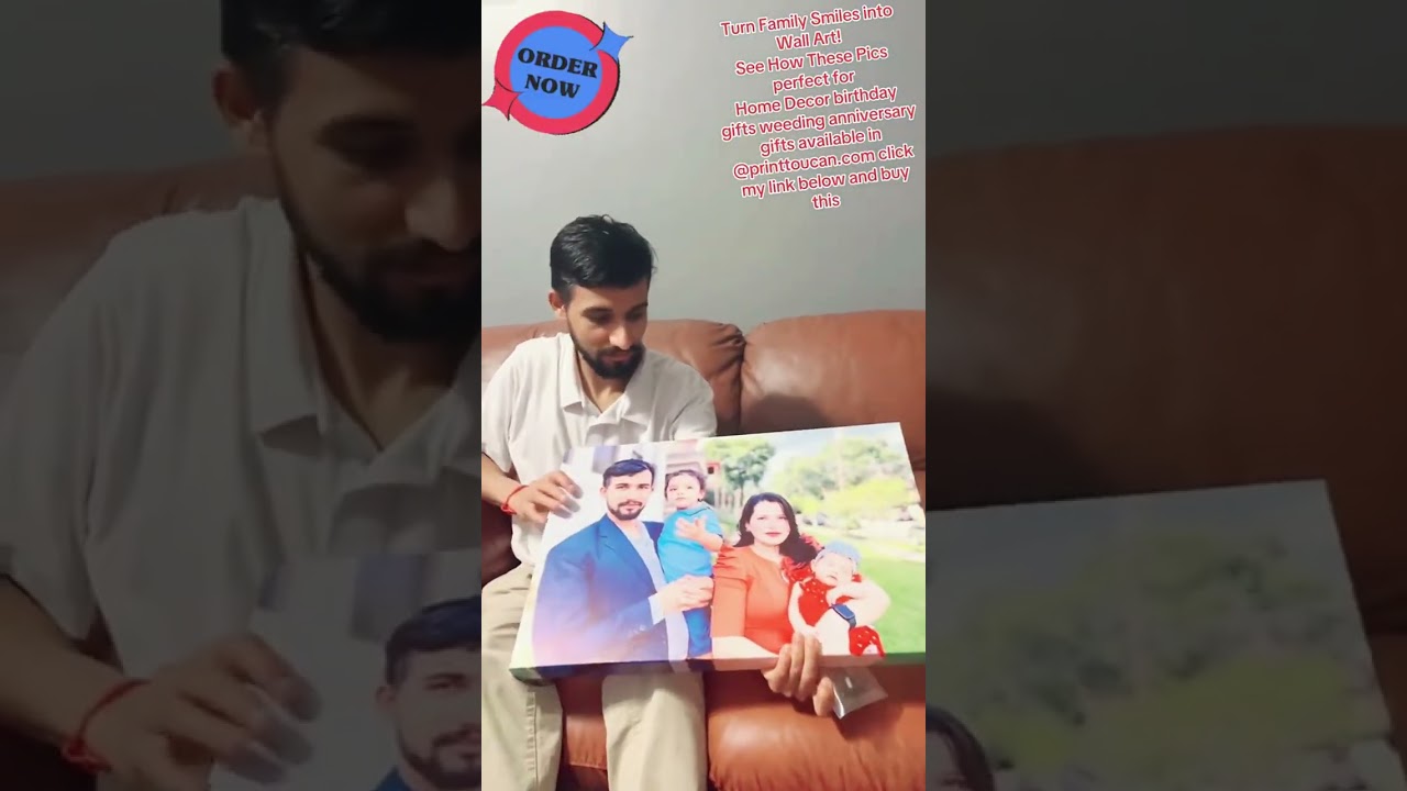 Turning your precious photos into custom decorative paintings—you’ll never regret it! #