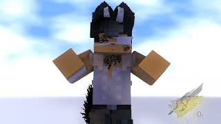 Neo waiting in the void to be resurrected again (Minecraft animation)