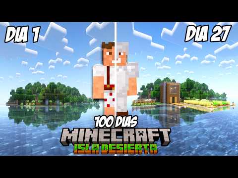 100 DÍAS EN UNA ISLA DESIERTA EN MINECRAFT | EP1