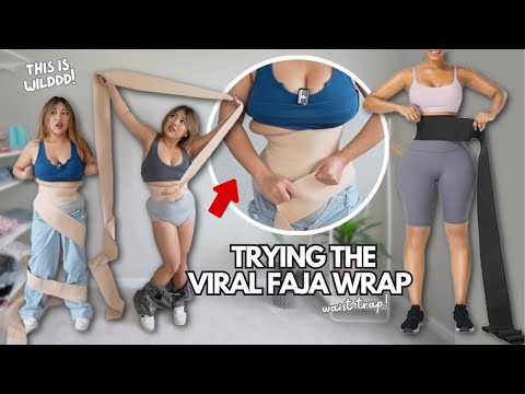 I Try The Viral FAJA WRAP & My Guts Were Spilling! *extreme waist trap*