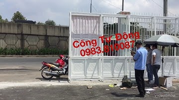 cổng lùa ,cổng trượt ngang giá rẻ 0983.810087, Motor cổng tự động, cổng tự động công ty,cửa tự động