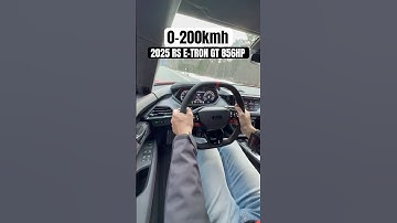 0-200kmh launch in 856hp Audi RS E-Tron GT | #audi #cars #asmr