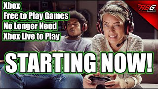 Xbox Free to Play Games No Longer Need Xbox Live to Play STARTING NOW! - Red Bandana Gaming