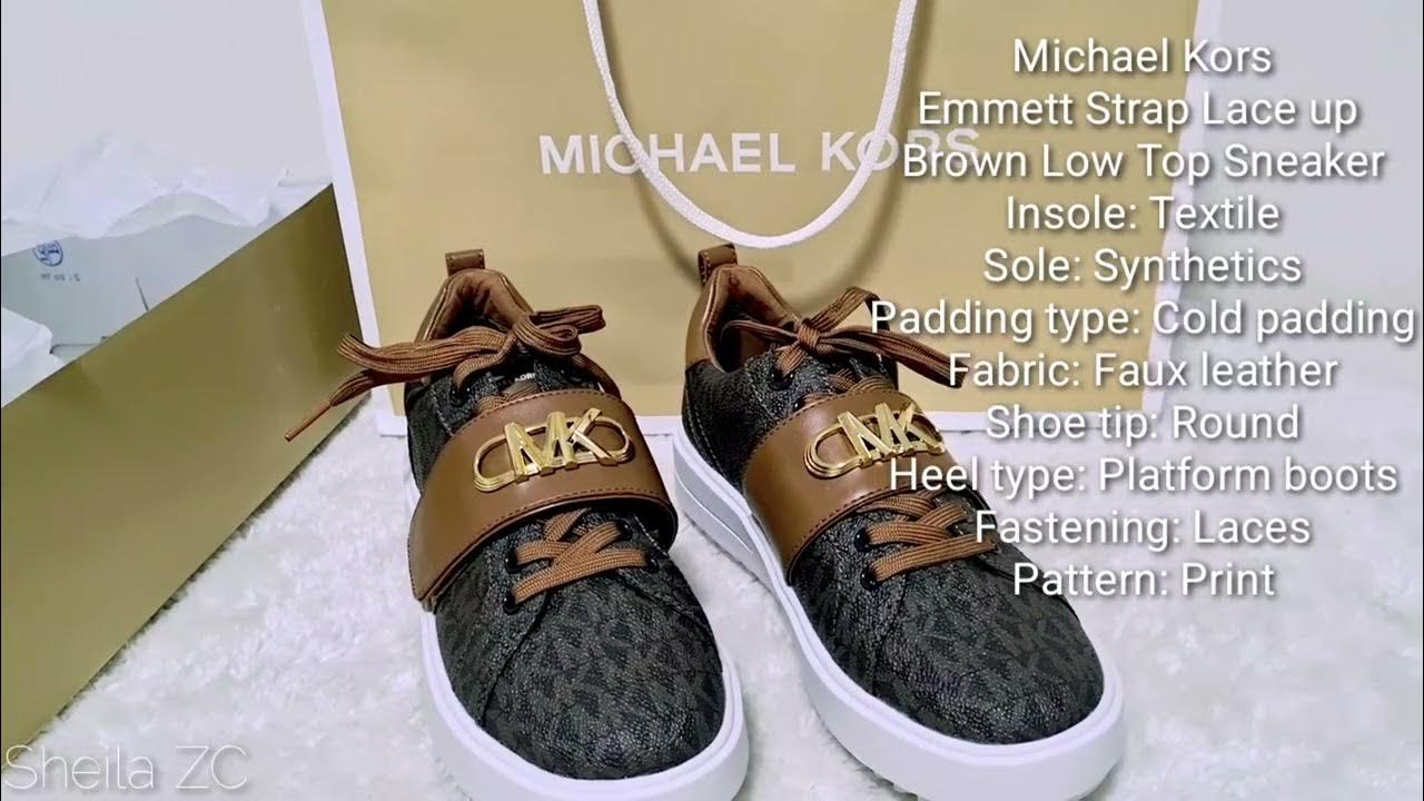 Campsunshine - Emmett Strap Lace Up 43T2ETFS1L Black - Sneakers - Trainers  MICHAEL MICHAEL KORS - Low shoes