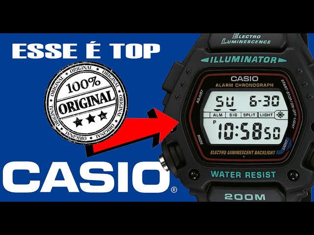 Relógio CASIO Digital Original DW-290-1VS com Garantia e Nf-e