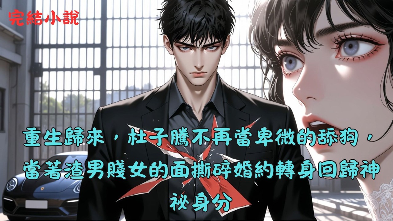 【完結】曾經，杜子騰為了心愛的夏微涼揹負罪名入獄，在黑暗中守候了三年 。沒想到出獄當天，迎接他的竟是一份充滿羞辱的離婚協議與前妻高傲的背叛.... #一口气看完