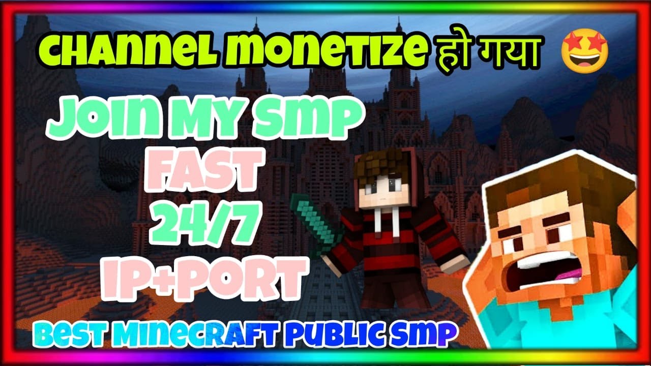 MINECRAFT LIVE STREAM | JOIN MY PUBLIC SMP JAVA / POCKET EDITION 24/7 ...
