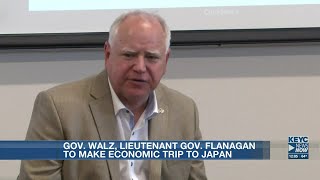Famous Gov. Walz, Lieutenant Gov. Flanagan to make economic trip to Japan Profile