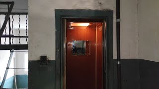 Был очень шумный - теперь очень тихий! | Старый лифт МЛЗ после замены лебёдки и приказного поста.