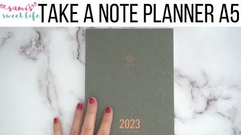 TAKE A NOTE a5 PLANNER WALK THROUGH | One of my Favorite TRP Planners!