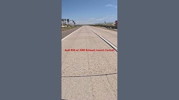 2023 Audi RS6 launch control with AWE exhaust!