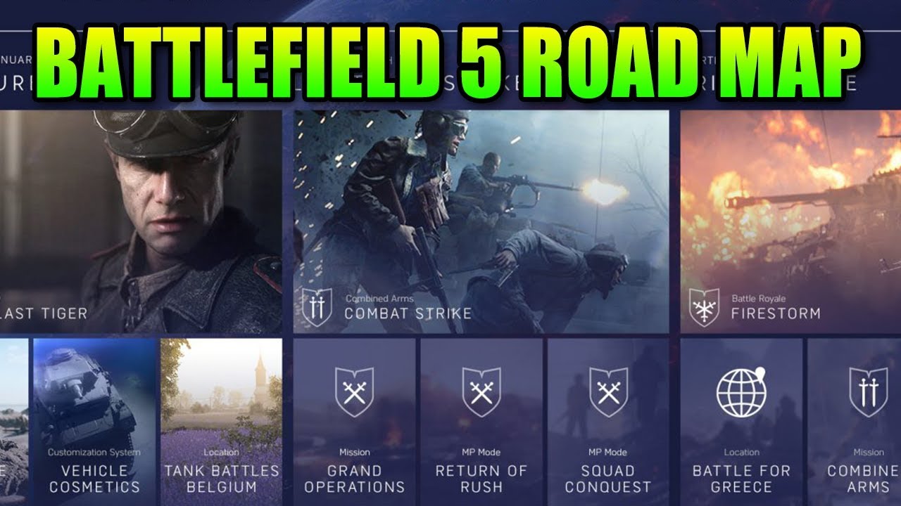 Battlefield 5 roadmap