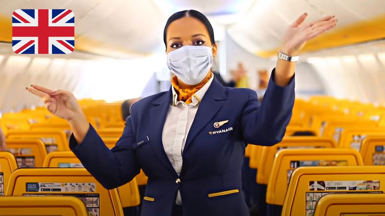 [Safety Announcement] Ryanair English YouTube