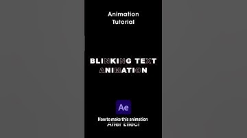 Flickering Text animation in after effects #aftereffects #textanimation #aftereffectstutorial