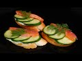 БУТЕРБРОДЫ С КРАСНОЙ РЫБОЙ И ОГУРЦОМ | Salmon &amp; Cucumber Sandwich
