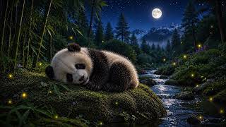 Tranquil Panda Slumber | Magical Forest Night Ambience for Sleep screenshot 1