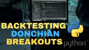 Backtesting Donchian Breakout Strategy In Python