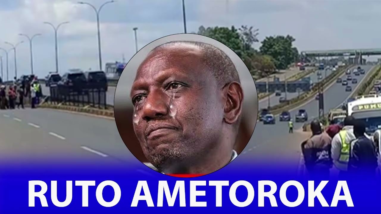 BREAKING: Ruto runs away after encountering a Hostile crowd in Githurai 