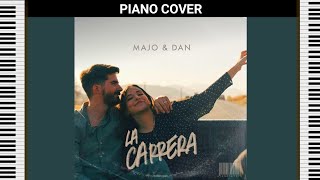 Video thumbnail of "🎹 Piano Cover - La Carrera - Majo Y Dan - #Piano"