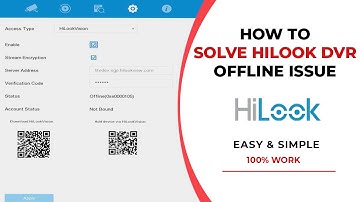 How To Solve HILOOK HIKVISION OFFLINE Issue