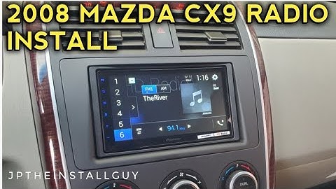 2008 Mazda cx9 radio removal replacement and install