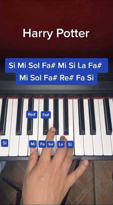Harry Potter piano tutorial