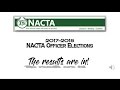 The results are in! - 2017-2018 NACTA Officers