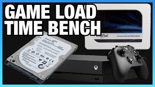 SSD vs. HDD Game Load Benchmarks on Xbox One X
