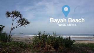 Relaksasi | Suara Ombak dan Kicau Burung di Pantai Bayah Banten Indonesia