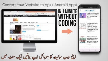 How to Convert Website into Android App Without Coding and Thunkable | Website2apk
