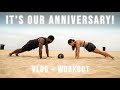 We Turned Our Workout Into A NIKE Commercial | Anniversary Vlog + Behind The Scenes
