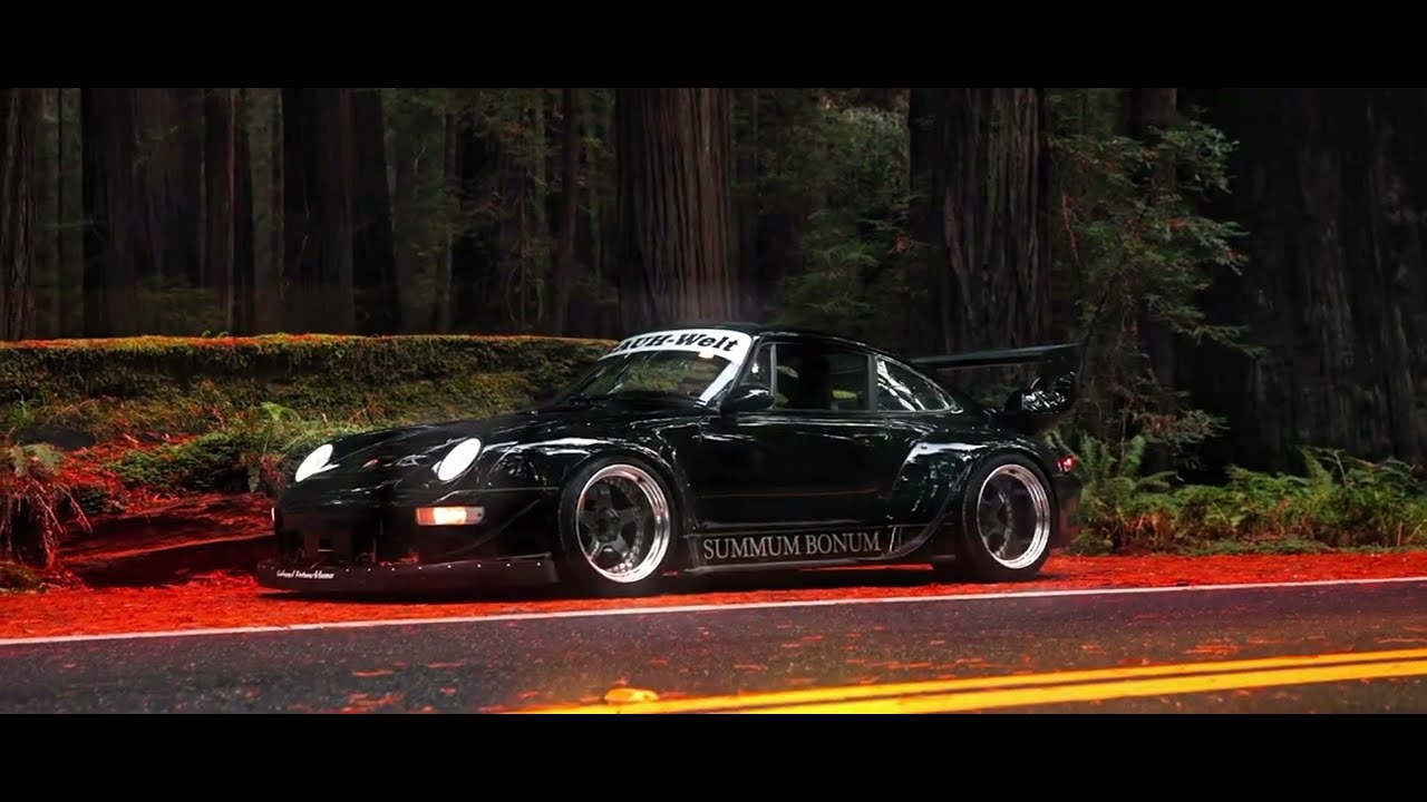 Porsche cinematic video edit