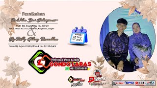 live GONDO LARAS MUSIC || PERNIKAHAN NIKEH & RIFKY ||  GONDO LARAS AUDIO || Wonorejo, 7 SEP 2025