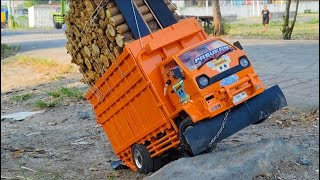 Download Lagu TRUK MUATAN KAYU FULL GAYOR‼️WPL MODIFIKASI RC TRUK OLENG MP3