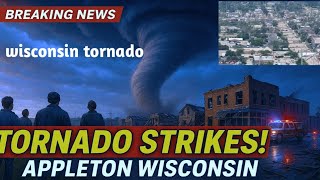 Appleton Wisconsin Tornado Today | Menasha Tornado Causes Major Damage | Wisconsin Severe Weather।