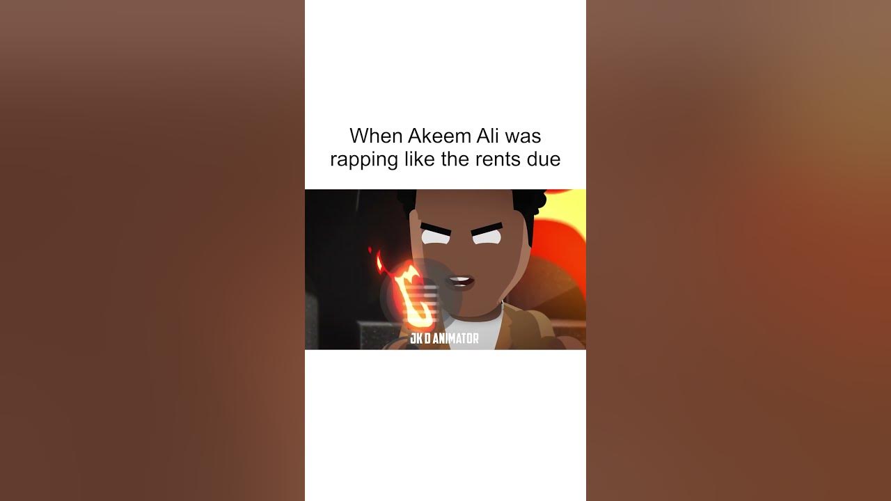 When Akeem Ali Start Rapping Like The Rents Due