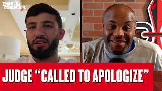 Arman Tsarukyan says judge CALLED HIM TO APOLOGIZE after Charles Oliveira fight | Daniel Cormier TV