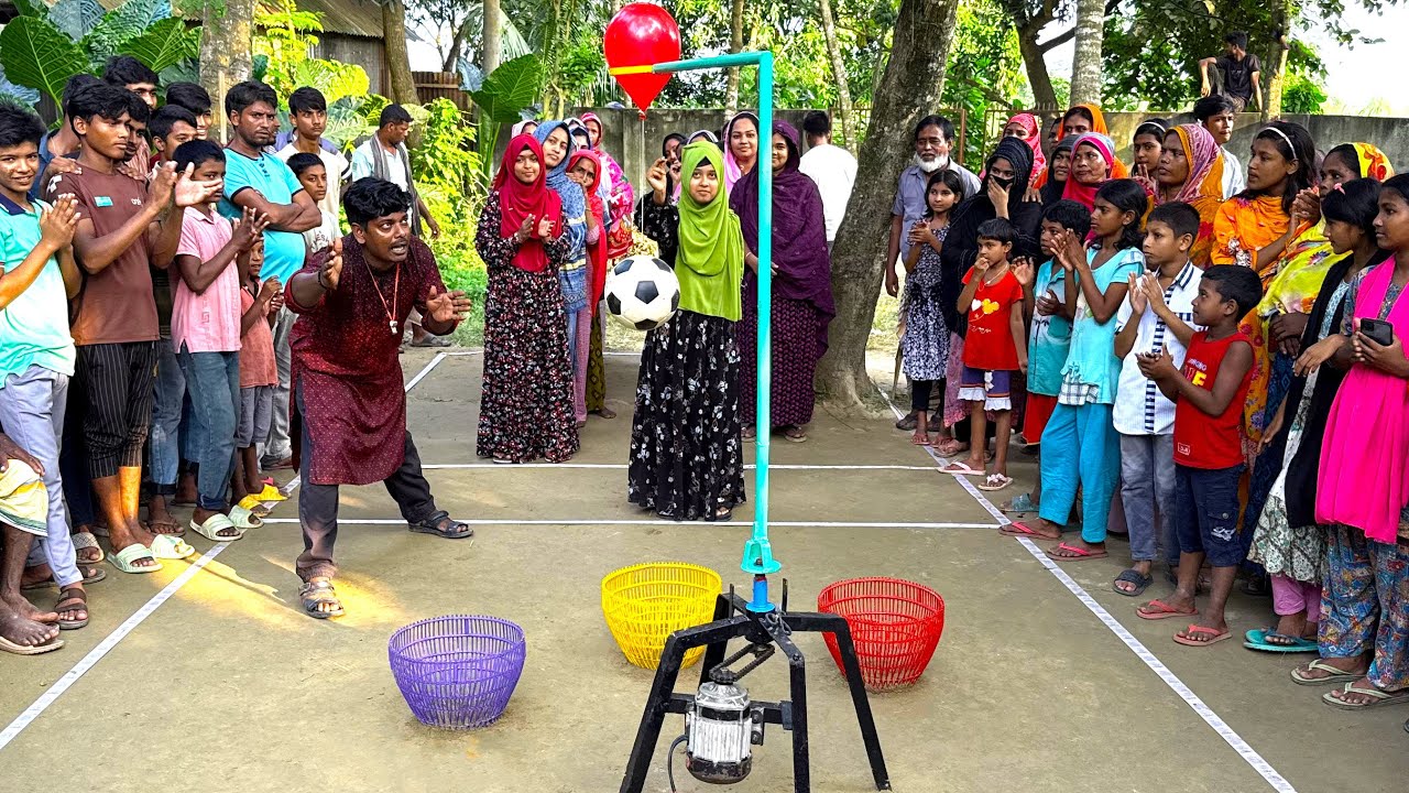 আজব খেলায় ভিন্নরকম চমক দিয়ে একি খেলার আয়োজন ?প্রয়োজনীয় সব পুরষ্কার জিতে নিয়ে খুশি গ্রামবাসী !