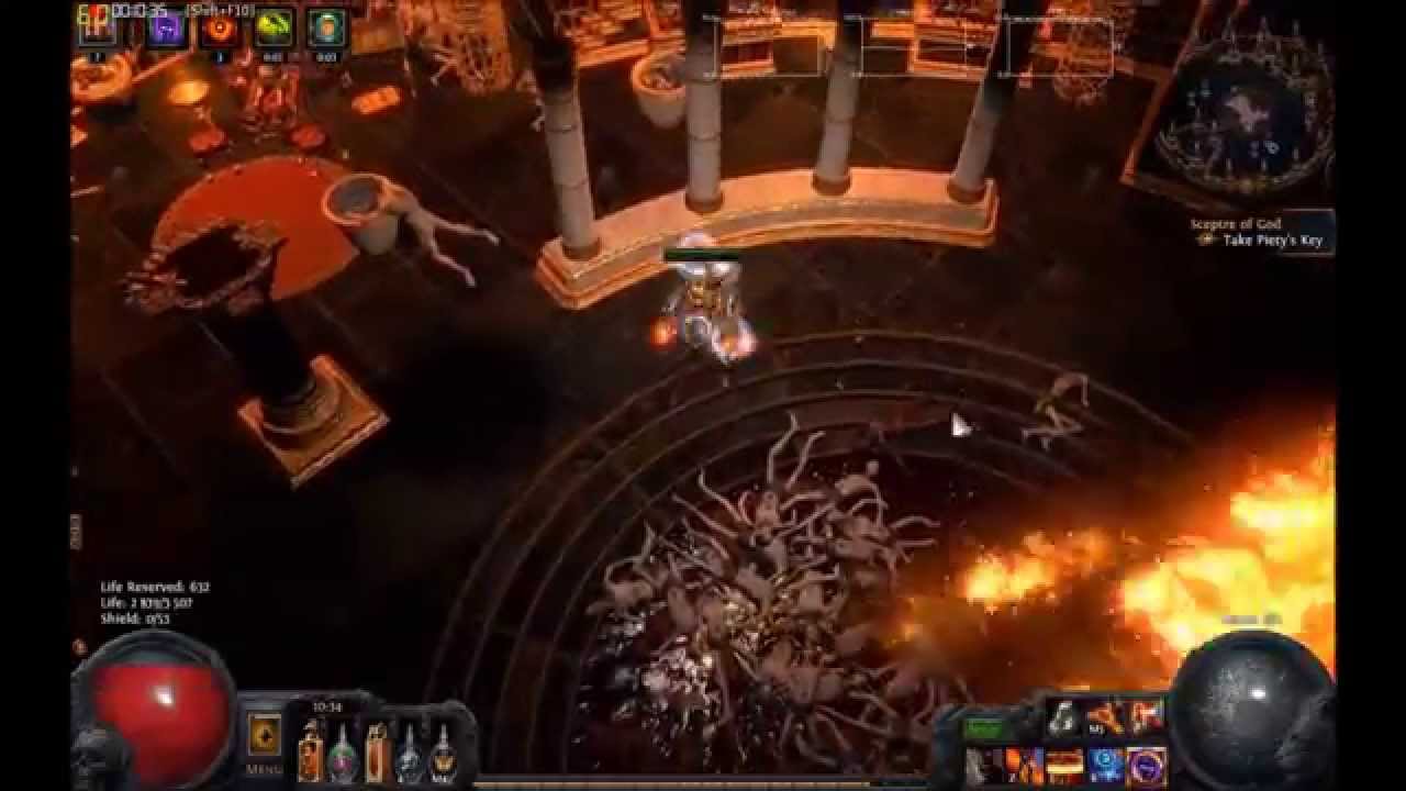 [POE] Never die ! Just use your life flask !!!