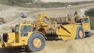 CAT 657E's push/pulling
