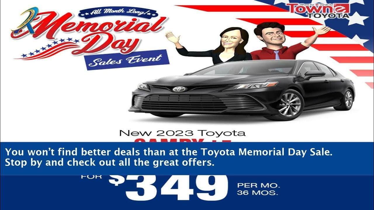 Toyota Memorial Day Sale 2023 YouTube