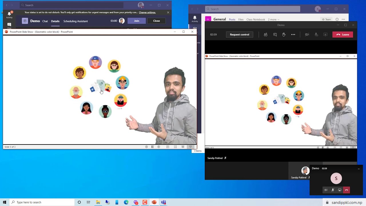 How to Present PowerPoint in MS Teams Meetings How to Insert YouTube Videos in PowerPoint
