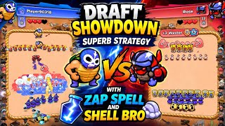 Draft Showdown Best Strategy - Zap Spell And Shell Bro - Gameplay 
