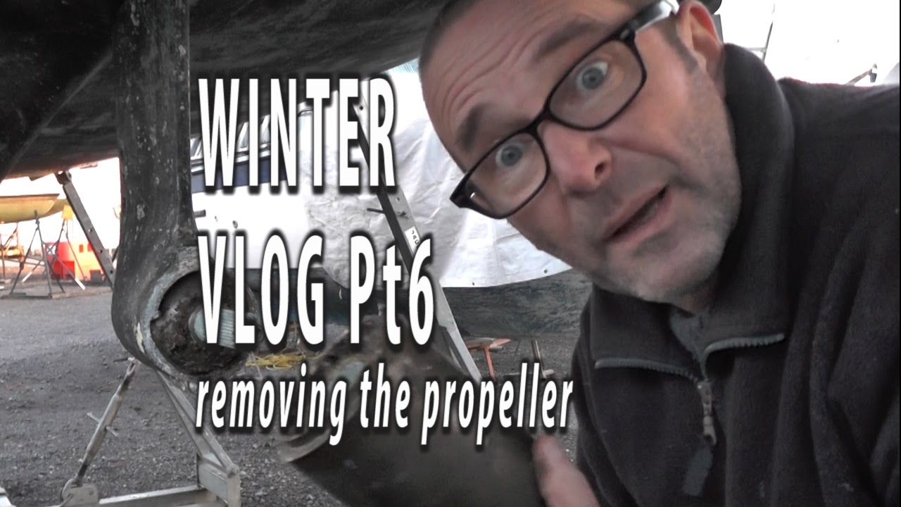 REMOVING A FLEXOFOLD PROPELLER. Winter refit Vlog part 6.