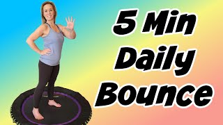 Jumpstart Your Morning: 5-Minute Rebounder Bounce Routine for Increased Productivity and Focus