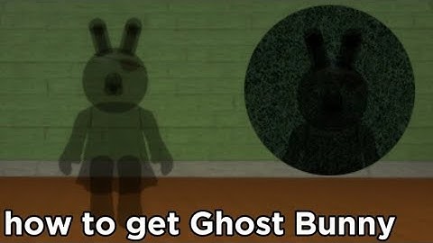 how to get ghost bunny badge + morph in A "classic" Piggy Roleplay