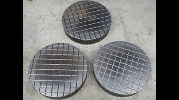 Making lapping plates