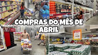 COMPRAS DO MÊS DE ABRIL/QUANTO GASTAMOS?😱FIQUEI CHOCADA COM VALOR #comprasdomes #faxina #motivação