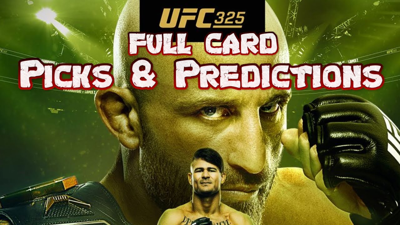 UFC 325 Full Card Picks and Predictions - Holmgang MMA Show