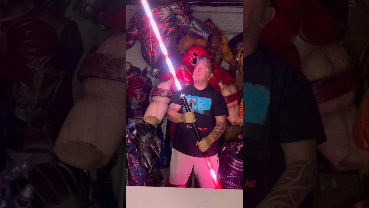 Unboxing Darth Maul Double bladed lightsaber from Neo Sabers #lightsaber #starwars #cosplay